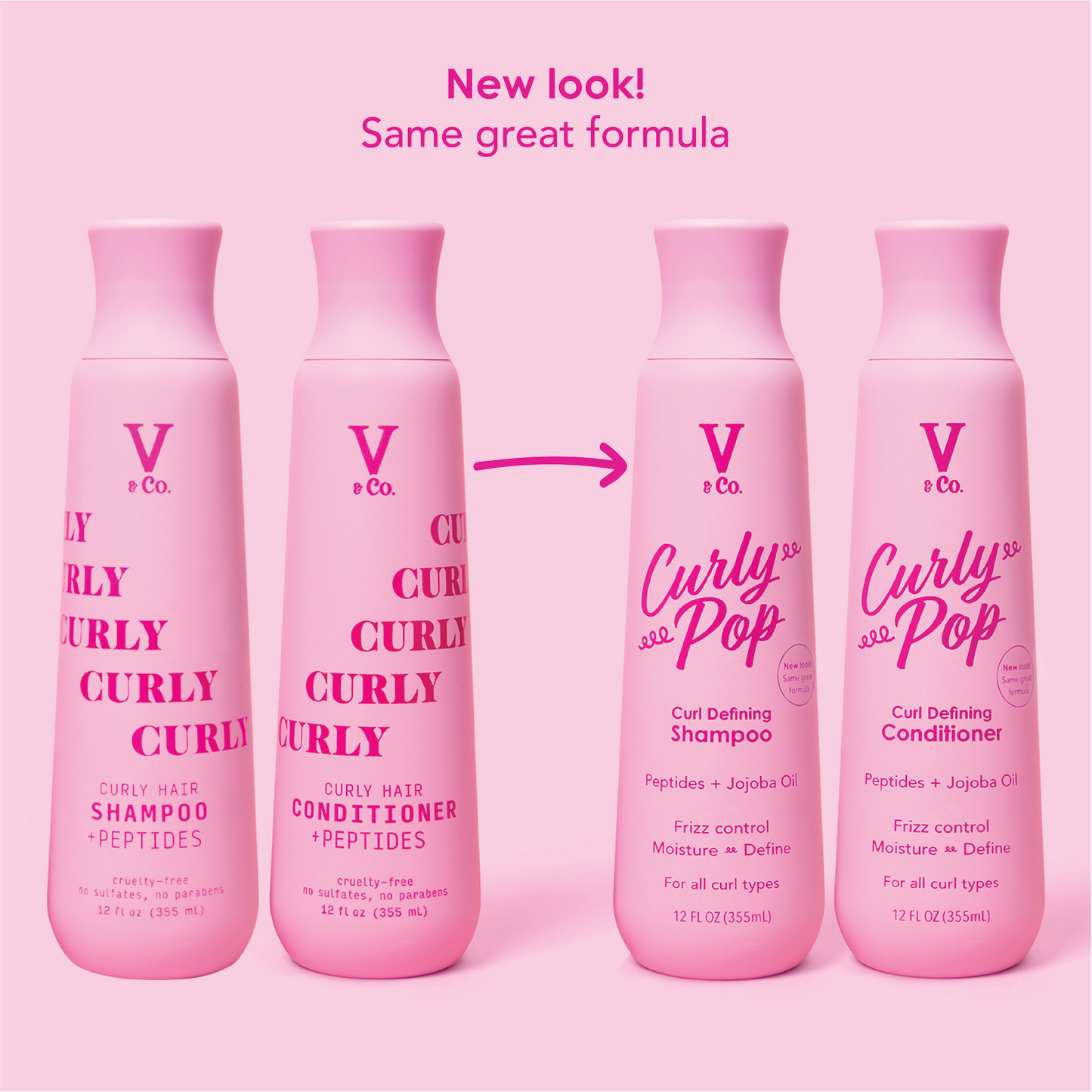 Curly Pop Curl Defining Shampoo & Conditioner