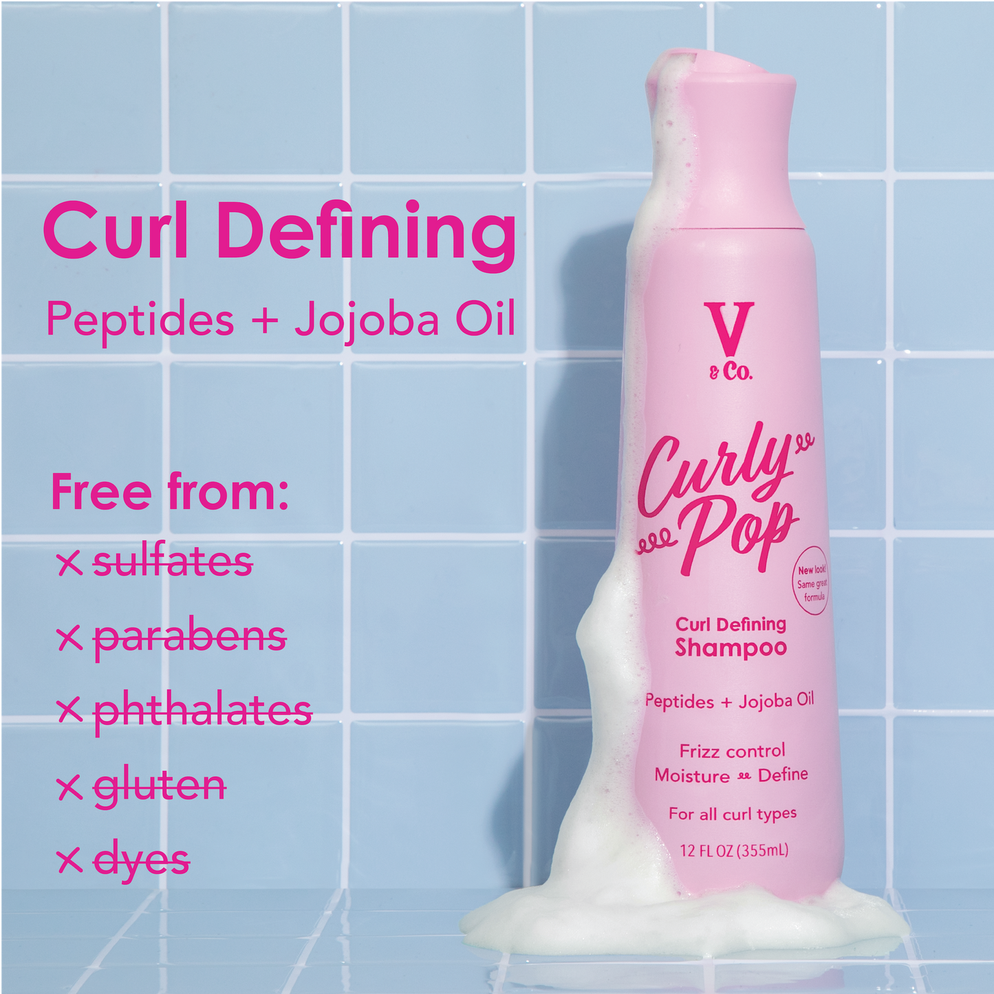 Curly Pop Curl Defining Shampoo & Conditioner