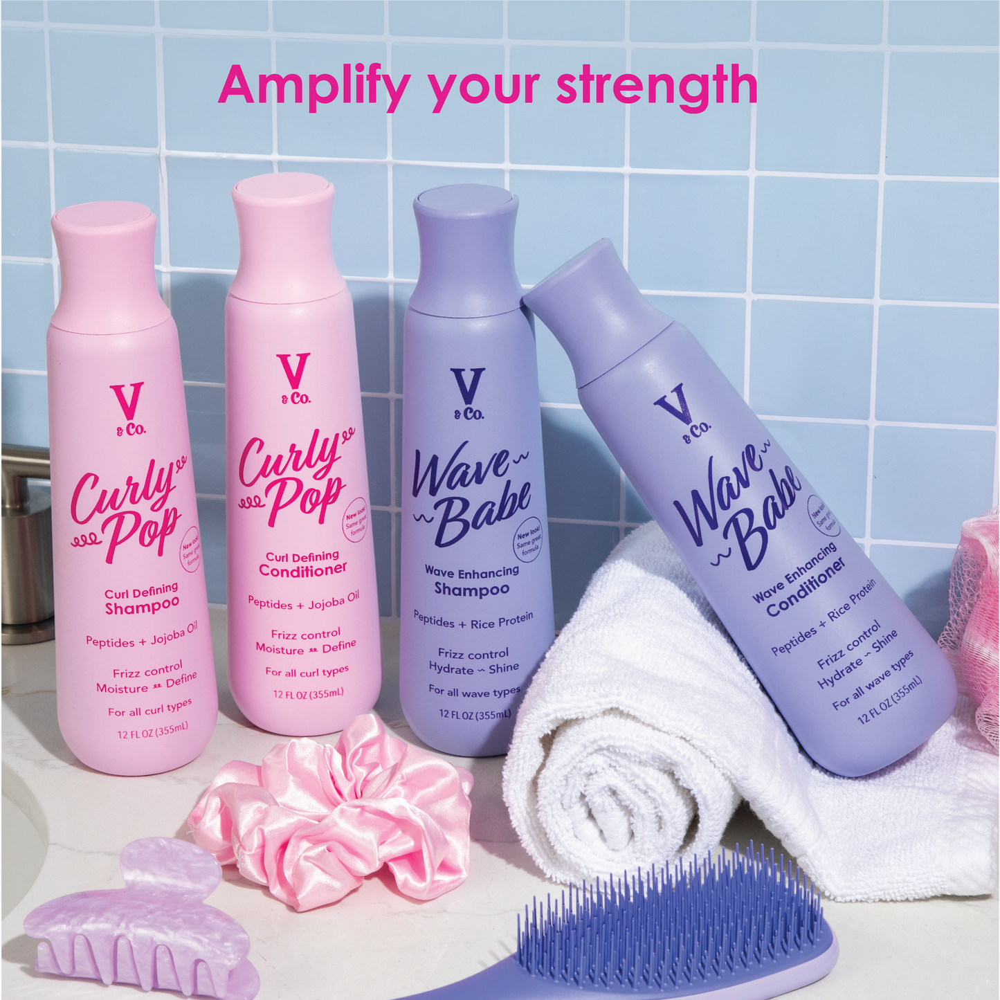 Curly Pop Curl Defining Shampoo & Conditioner