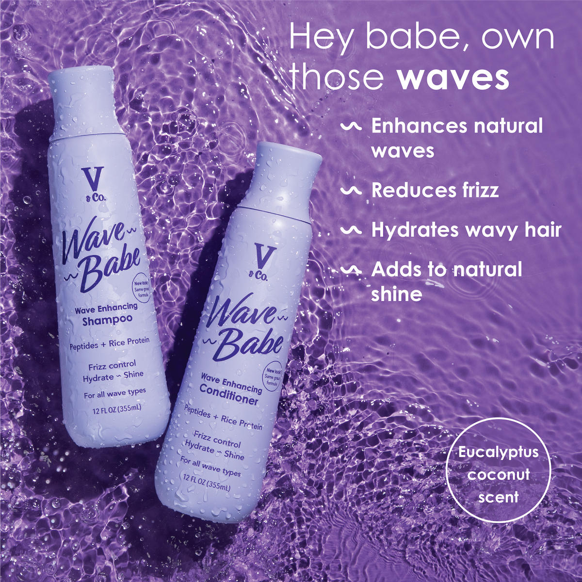 Wave Babe Wave Enhancing Shampoo & Conditioner – V&Co. Beauty