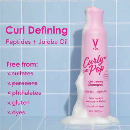Curly Pop Curl Defining Shampoo & Conditioner